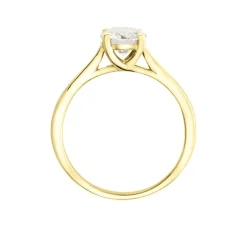 Sale Histoire d'Or Bague Solitaire Fiona Or Jaune Diamant Synthetique