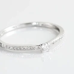 Sale Histoire d'Or Bague Solitaire Hemera or blanc diamant
