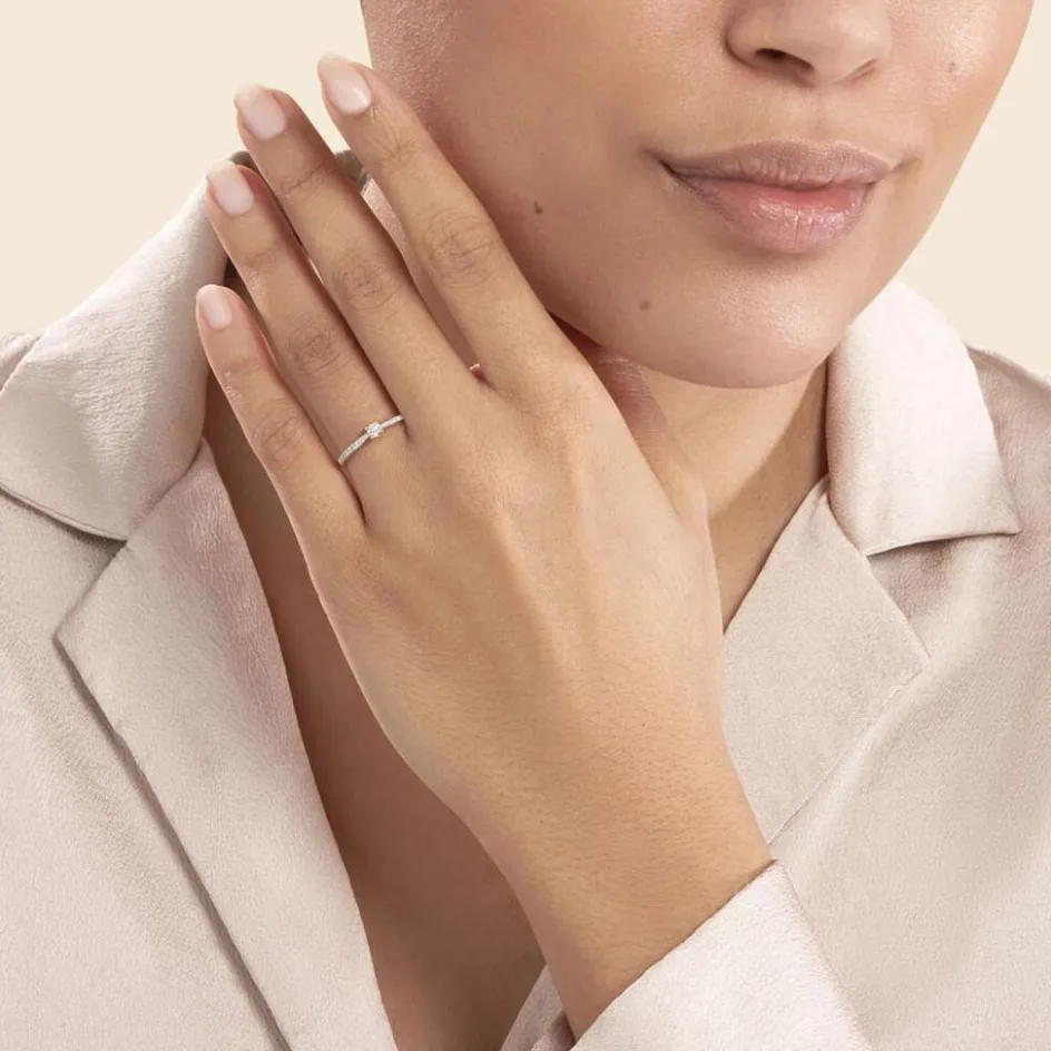 Histoire d'Or Bague Solitaire Hemera* Bagues|Bagues Avec Pierre