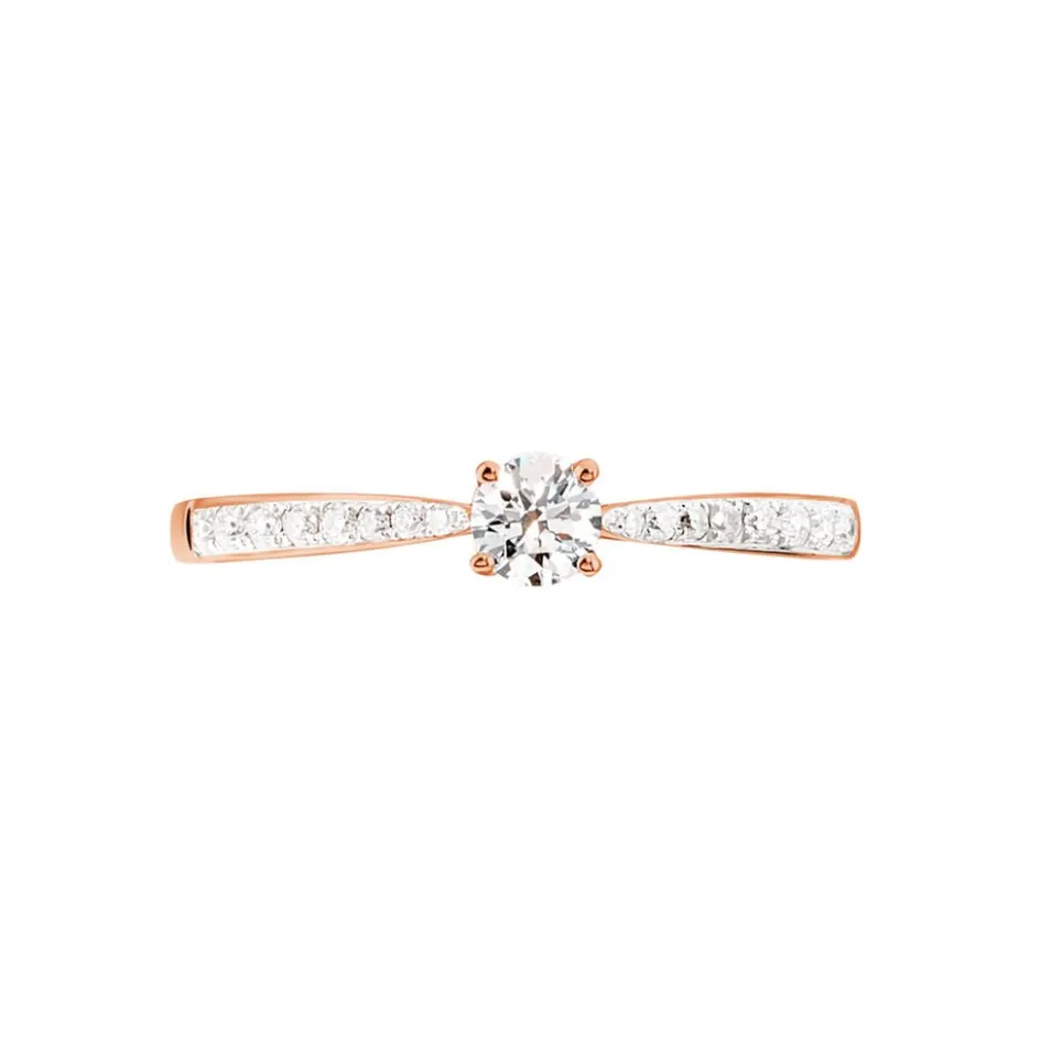 Sale Histoire d'Or Bague Solitaire Hemera Or Rose Diamant