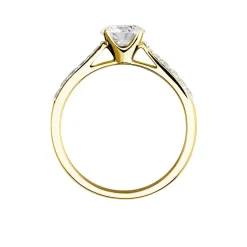 Histoire d'Or Bague Solitaire Hemera Or Jaune Diamant Synthetique* Bagues|Bagues Avec Pierre