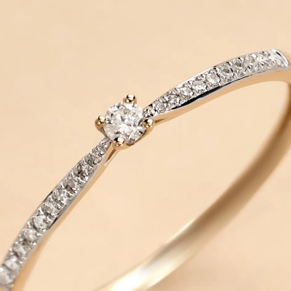 Histoire d'Or Bague Solitaire Hemera* Bagues|Bagues Avec Pierre