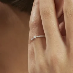 Best Histoire d'Or Bague Solitaire Hemera or rose diamant