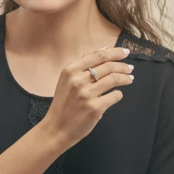 Outlet Histoire d'Or Bague Solitaire Karen Or Blanc Diamant