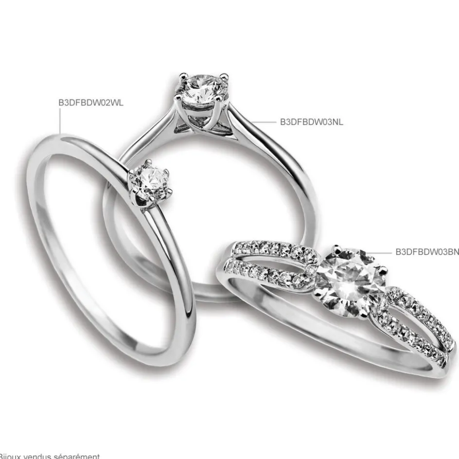 Hot Histoire d'Or Bague Solitaire Katalina or jaune diamant