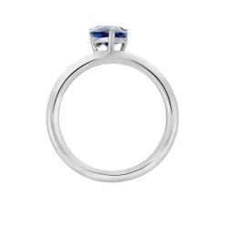 Discount Histoire d'Or Bague Solitaire Kelvyn Argent Blanc Oxyde De Zirconium argent blanc oxyde bleu