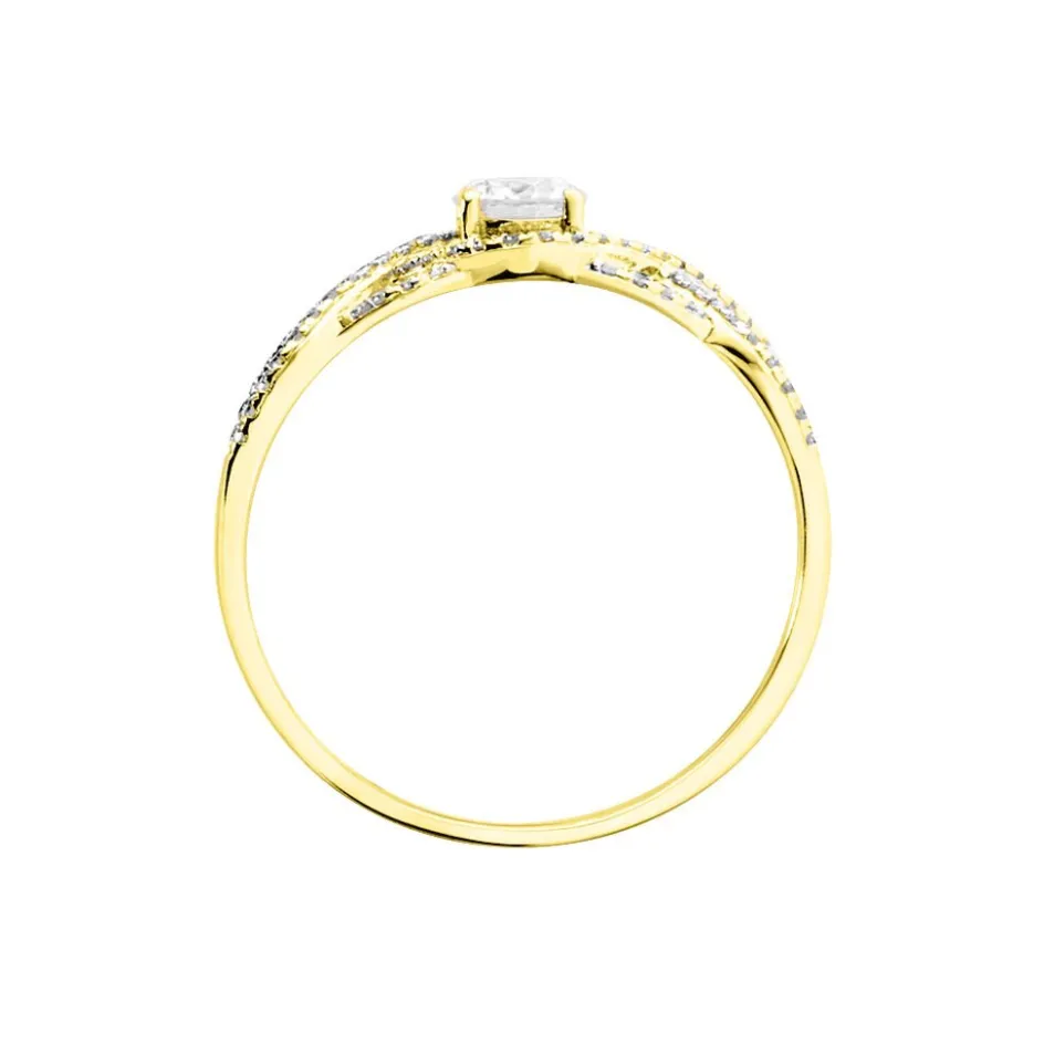 Sale Histoire d'Or Bague Solitaire Liora Or Jaune Diamant