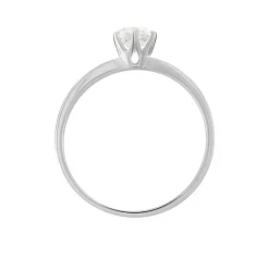 Sale Histoire d'Or Bague Solitaire Natalia Or Blanc Diamant Synthetique