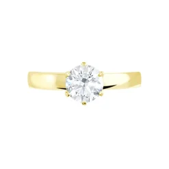Histoire d'Or Bague Solitaire Natalia Or Jaune Diamant Synthetique* Bagues|Bagues Avec Pierre
