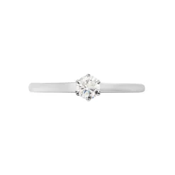 Clearance Histoire d'Or Bague Solitaire Natalia Pl Platine Blanc Diamant