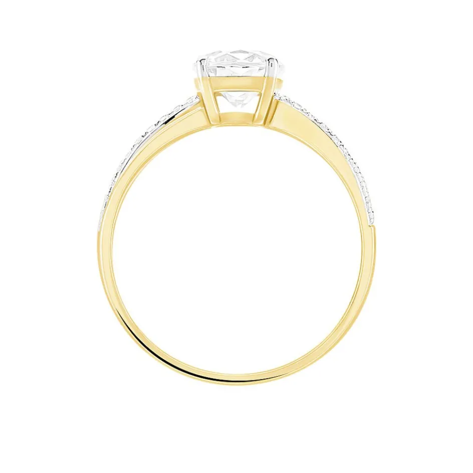 Histoire d'Or Bague Solitaire Ofelie De Zirconium* Bagues|Bagues Avec Pierre