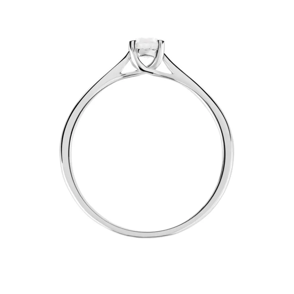Histoire d'Or Bague Solitaire Or Blanc Aphrodite Diamant* Bagues|Bagues Avec Pierre