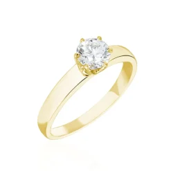 Histoire d'Or Bague Solitaire Or Jaune Diamant Synthetique* Bagues|Bagues Avec Pierre