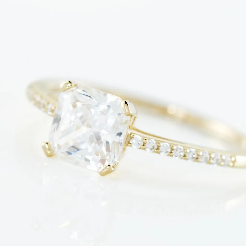 Histoire d'Or Bague Solitaire Or Jaune Beline Oxyde De Zirconium* Bagues|Bagues Avec Pierre