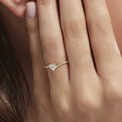 Best Histoire d'Or Bague Solitaire Or Jaune Sabeen Oxyde De Zirconium