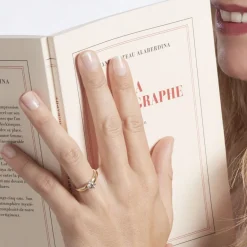 Histoire d'Or Bague Solitaire Or Jaune Diamant Synthetique* Bagues|Bagues Avec Pierre