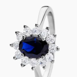 Histoire d'Or Bague Solitaire Perez Argent Blanc Oxyde De Zirconium* Bagues|Bagues Fantaisie