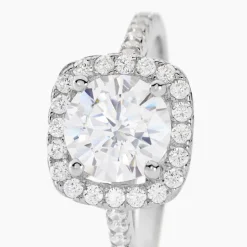 Best Histoire d'Or Bague Solitaire Soa Argent Blanc Oxyde De Zirconium