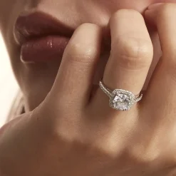 Best Histoire d'Or Bague Solitaire Soa Argent Blanc Oxyde De Zirconium