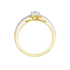 Best Histoire d'Or Bague Solitaire Stockholm Or Jaune Diamant Synthetique or jaune diamant synthétique blanc