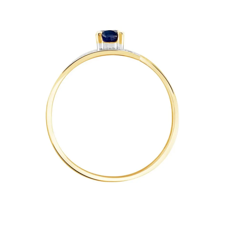 Best Histoire d'Or Bague Taila Or Jaune Saphir