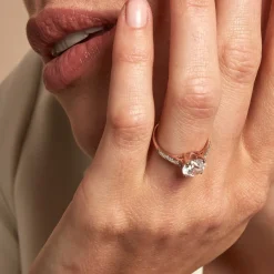 Sale Histoire d'Or Bague Terese De Zirconium or rose oxyde