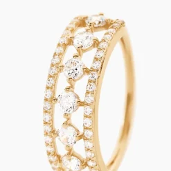 Sale Histoire d'Or Bague The Crown Or Jaune Oxyde De Zirconium