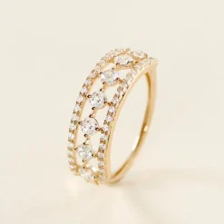 Sale Histoire d'Or Bague The Crown Or Jaune Oxyde De Zirconium