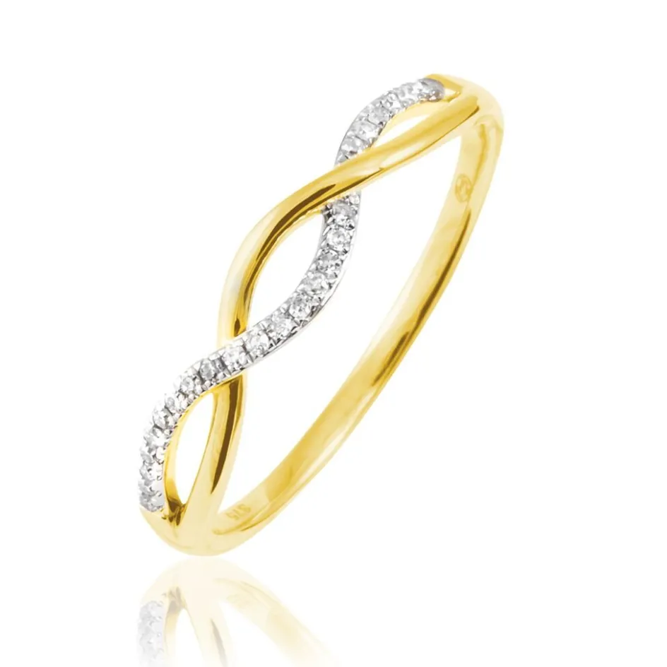 Outlet Histoire d'Or Bague Tilly Or Jaune Diamant