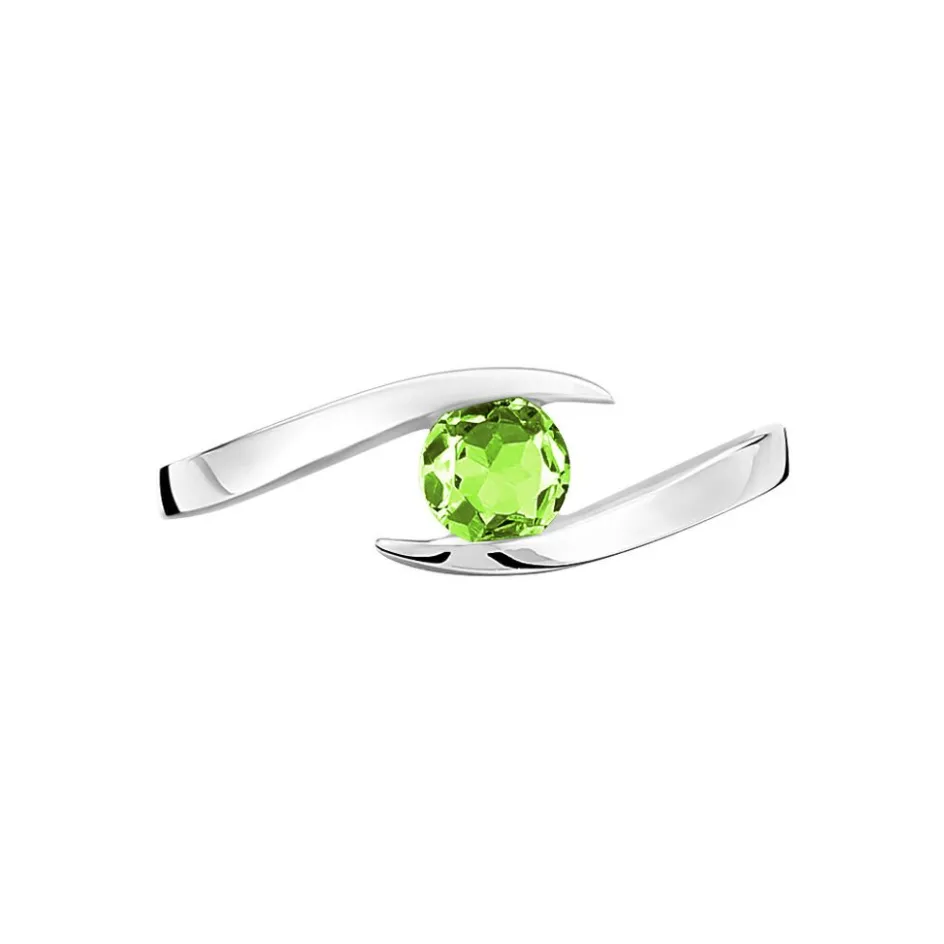 Outlet Histoire d'Or Bague Tiphaine Or Blanc Péridot