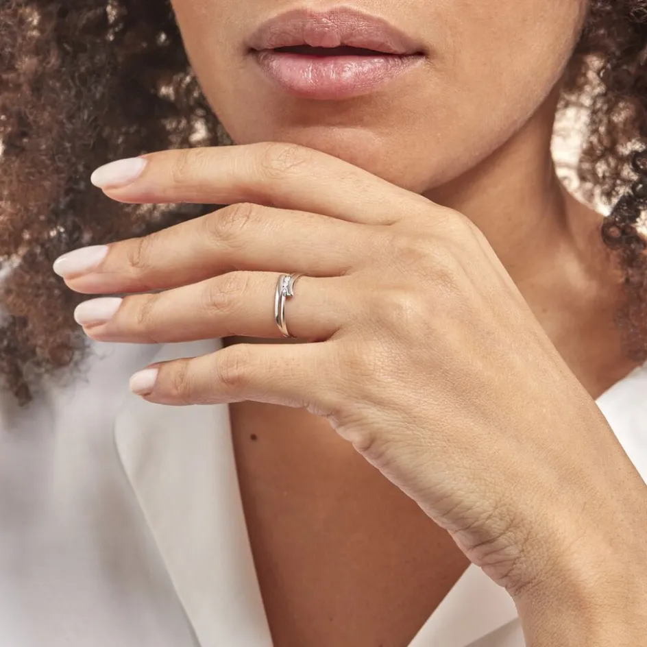Sale Histoire d'Or Bague Triptyque Or Blanc Diamant