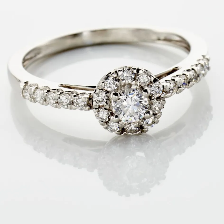 Sale Histoire d'Or Bague Urbane Platine Blanc Diamant