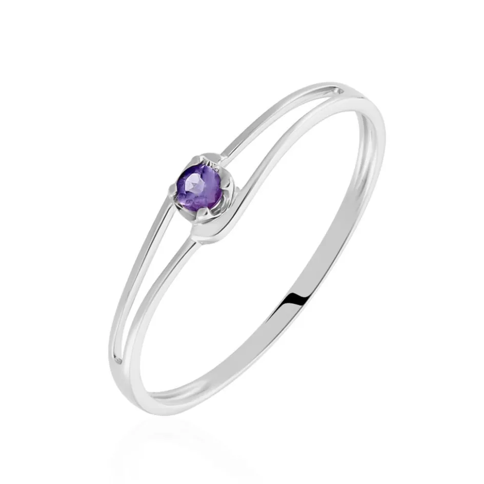 Histoire d'Or Bague Veroucha Or Blanc Amethyste* Bagues|Bagues Avec Pierre