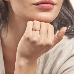 Histoire d'Or Bague Veroucha Or Jaune Topaze or jaune topaze bleue