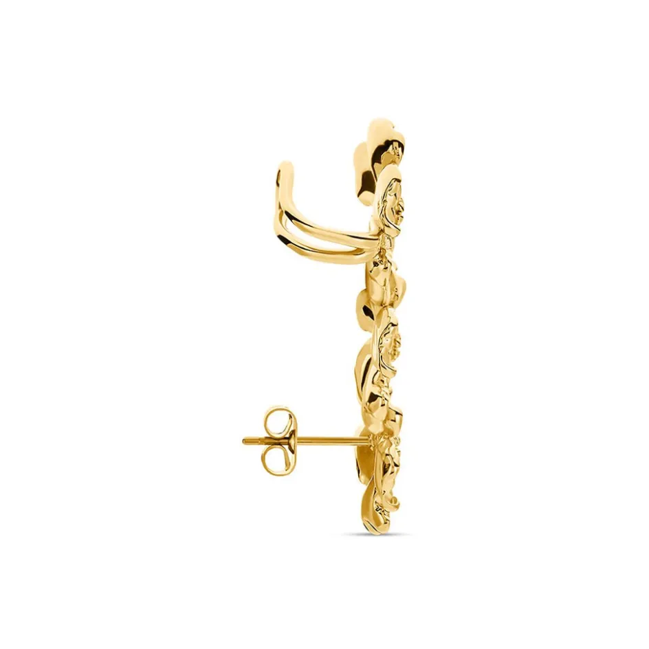Online Histoire d'Or Bijou D'oreille Unitaire Dyonis Acier Jaune
