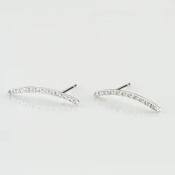 Best Histoire d'Or Bijoux D'oreilles Eleana Or Blanc Oxyde De Zirconium