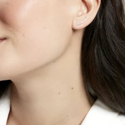 Best Histoire d'Or Bijoux D'oreilles Eleana Or Blanc Oxyde De Zirconium