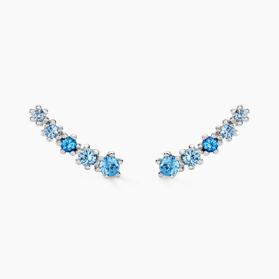 Outlet Histoire d'Or Bijoux D'oreilles Elorine Argent Blanc Oxyde De Zirconium