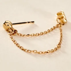 Best Histoire d'Or Boucle D'oreille Chander Or Jaune