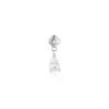 Hot Histoire d'Or Boucle D'oreille Puce Unitaire Deorsa Argent Blanc Oxyde De Zirconium