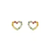 Sale Histoire d'Or Boucles D'oreilles Or Jaune Ernesta C艙ur Oxydes