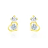 Clearance Histoire d'Or Boucles D'oreilles Pendantes Ludyvine Or Jaune Oxyde De Zirconium