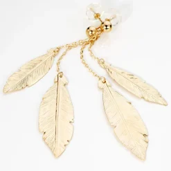 Hot Histoire d'Or Boucles D'oreilles Pendantes Soline Or Jaune