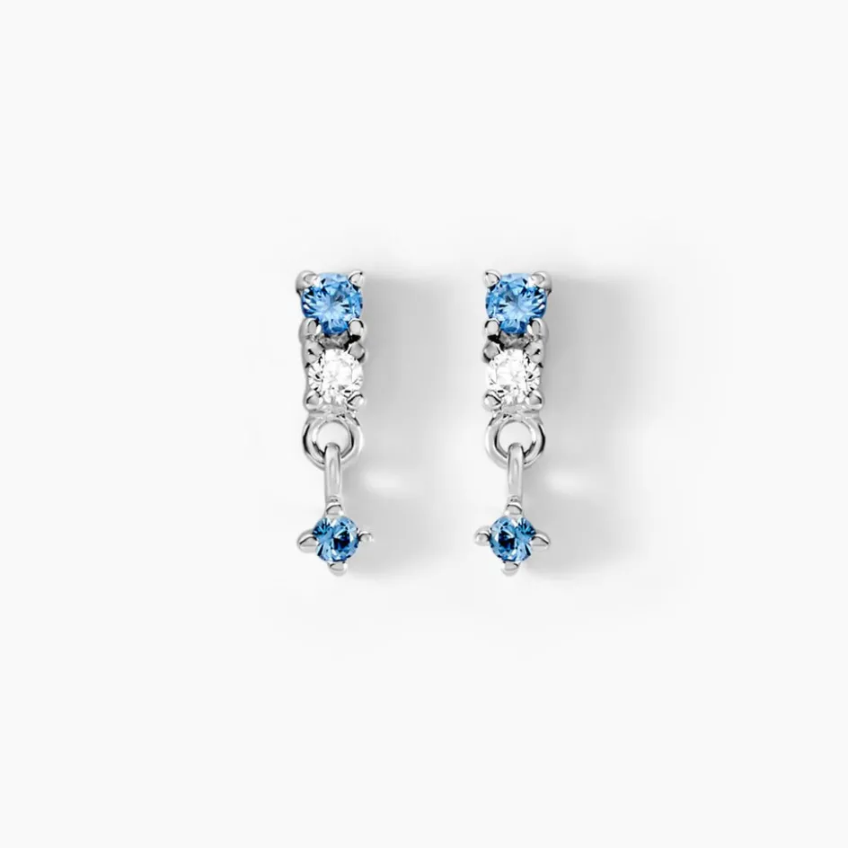 Histoire d'Or Boucles D'oreilles Pendantes Elorine Argent Blanc Oxyde De Zirconium* Boucles D'Oreilles|Boucles D'Oreilles Fantaisie