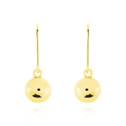 Clearance Histoire d'Or Boucles D'oreilles Pendantes Fidelia Boules Or Jaune