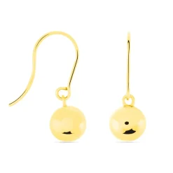 Clearance Histoire d'Or Boucles D'oreilles Pendantes Fidelia Boules Or Jaune