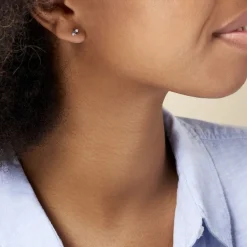 Online Histoire d'Or Boucles D'oreilles Pendantes Enid Or Blanc Diamant