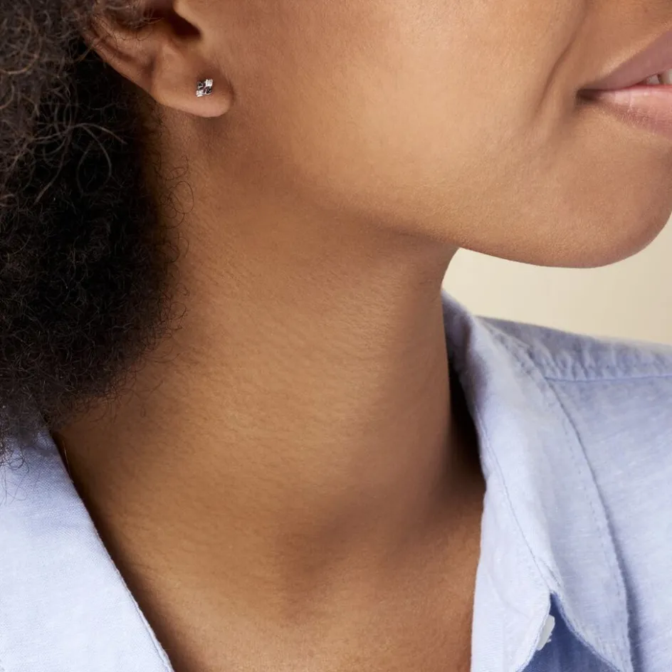 Online Histoire d'Or Boucles D'oreilles Pendantes Enid Or Blanc Diamant