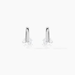 Sale Histoire d'Or Boucles D'oreilles Pendantes Vera Argent Blanc Oxyde De Zirconium