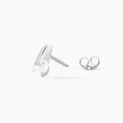 Sale Histoire d'Or Boucles D'oreilles Pendantes Vera Argent Blanc Oxyde De Zirconium